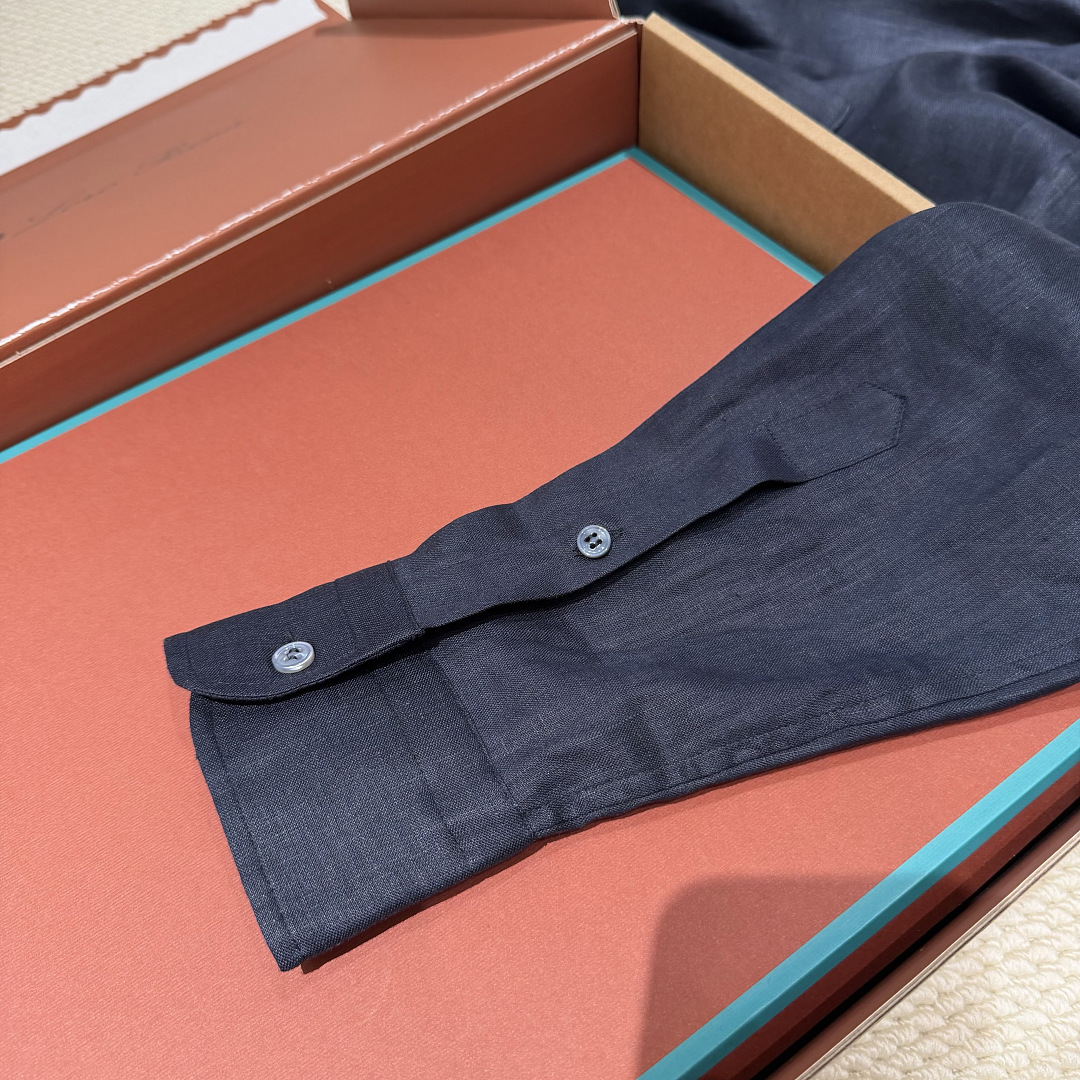 Unbranded Dark Blue Collar Linen - Image 10