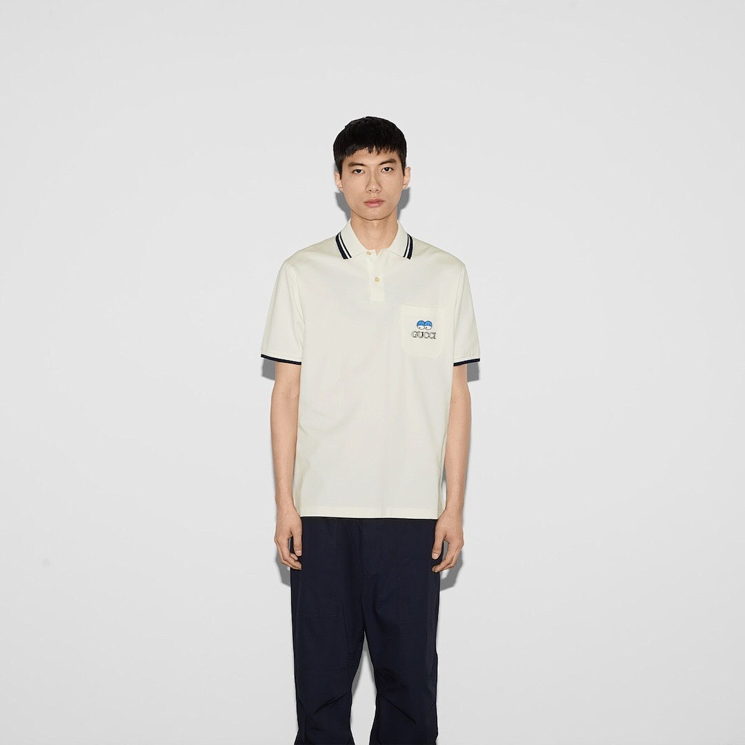 Ralph Lauren Khaki Embroidered POLO (White) - Image 14