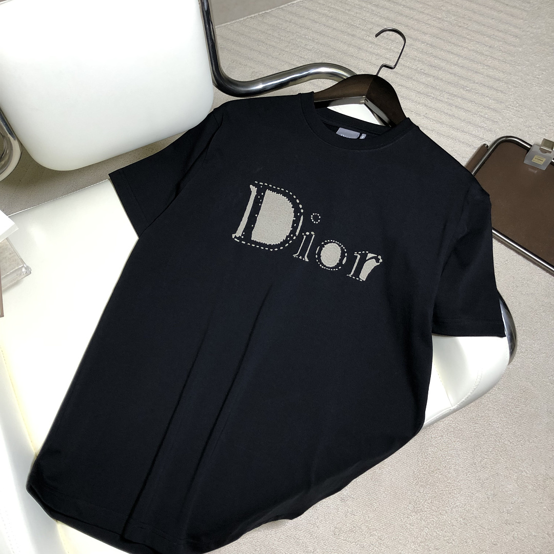 Unbranded Dr Big Embroidered T (Black) - Image 6