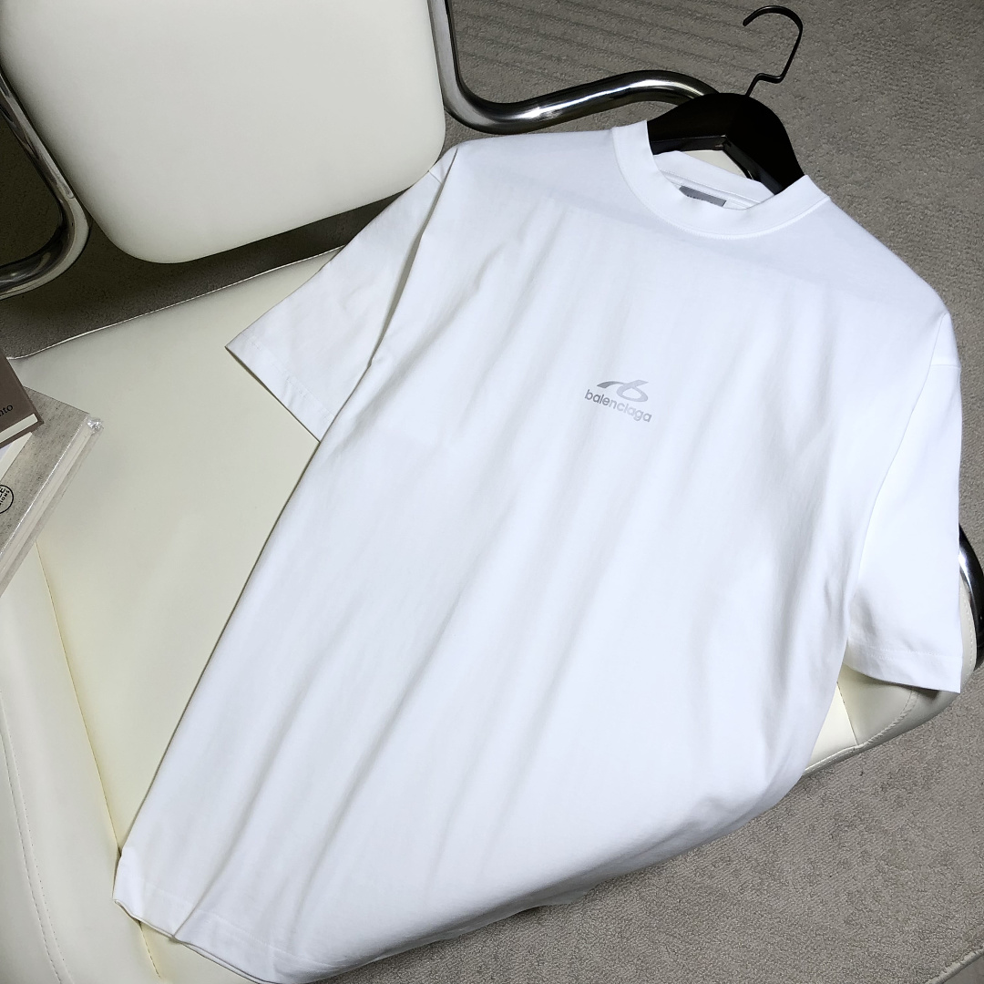 Balenciaga Stitching T (White) - Image 5