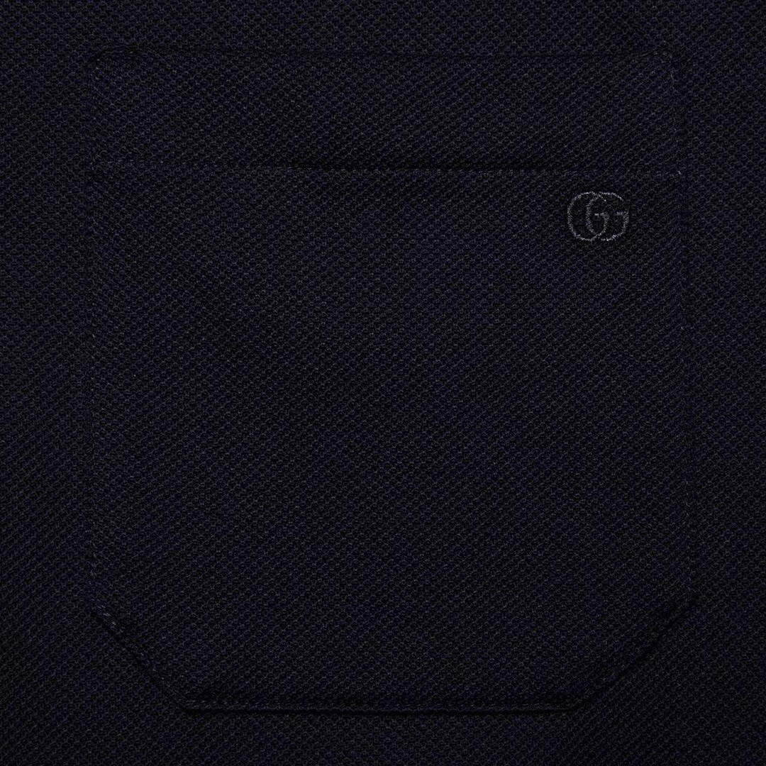 Ralph Lauren Strap Collar Polo (Dark Blue) - Image 2