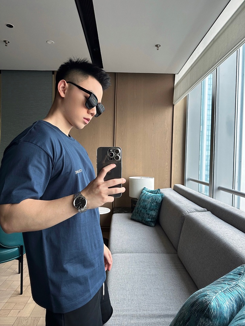 Celine C Small Short Sleeve (Blue) - Image 14