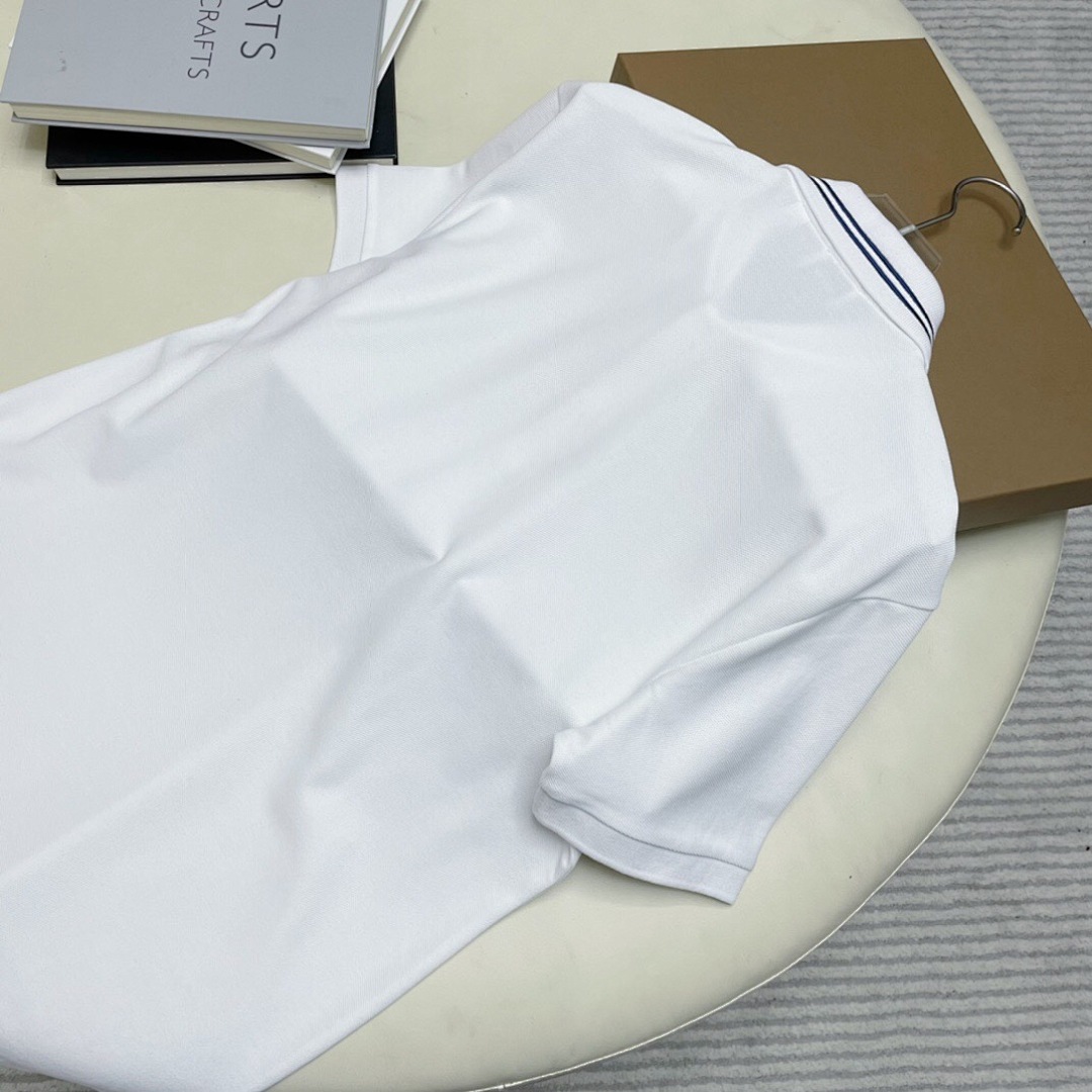 Burberry Collar Striped Embroidered - Image 6