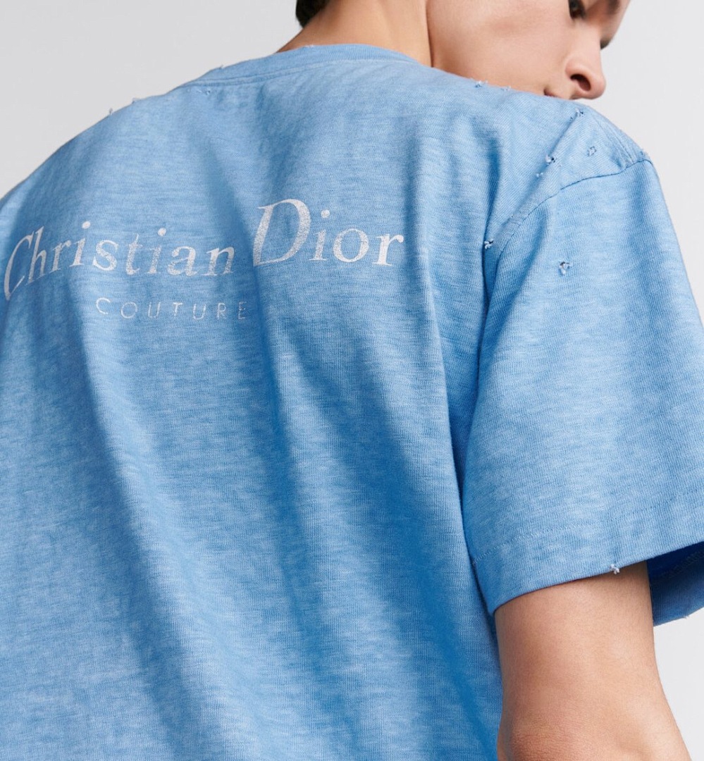 Unbranded Dr Small Print Short Sleeve (Blue) - Image 13