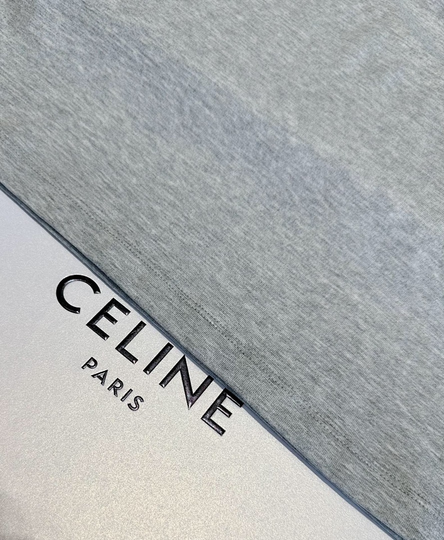Chanel Double C Embroidered Small Label Short Sleeve Grey (Women) - Image 10
