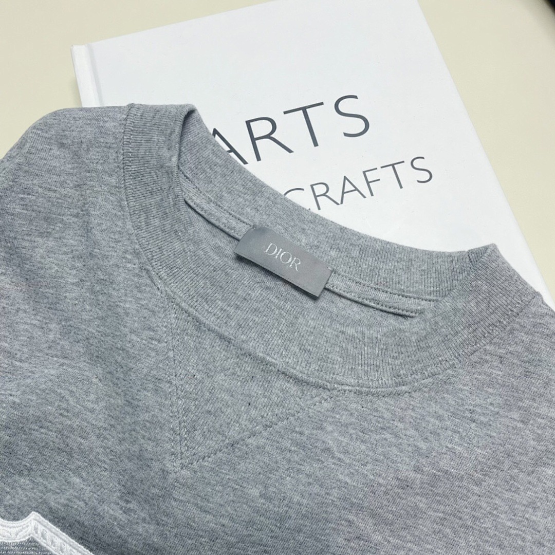 Unbranded CD Embroidered Short Sleeve (Grey) - Image 6