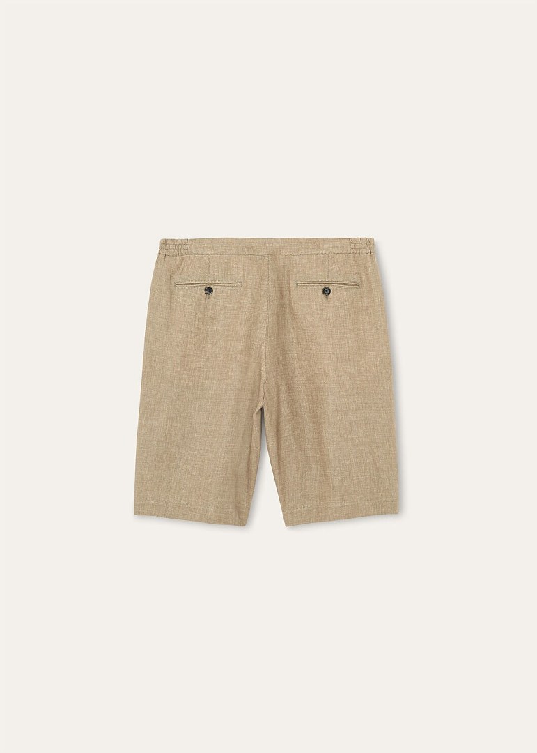 Unbranded Linen Yellow Short - Image 2