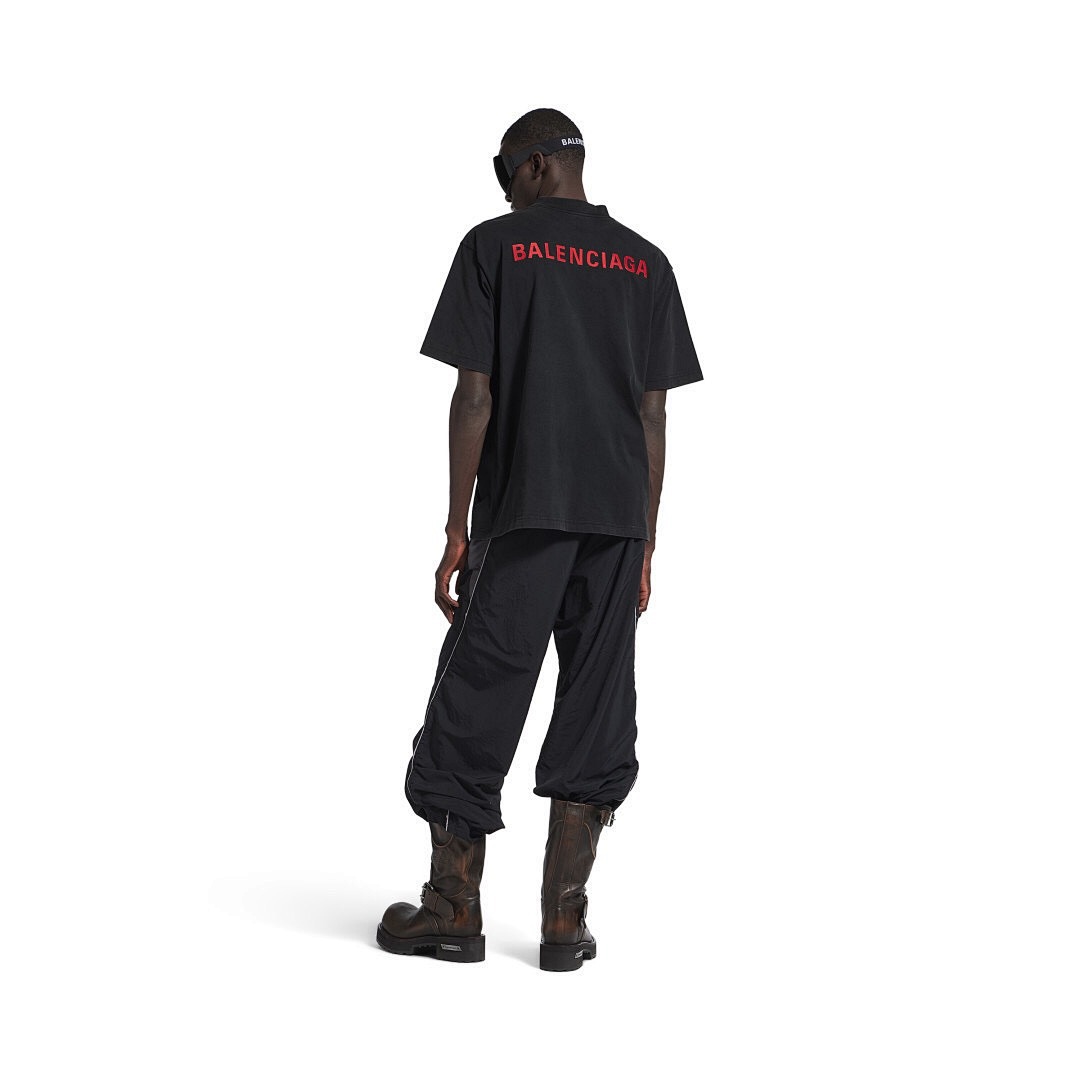 Balenciaga Red Embroidered T - Image 14