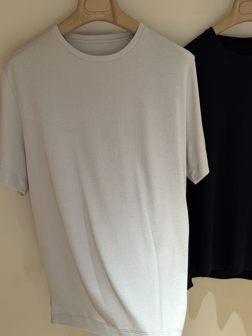 Unbranded Silk Cotton Short Sleeve Apricot (Cream) - Image 7