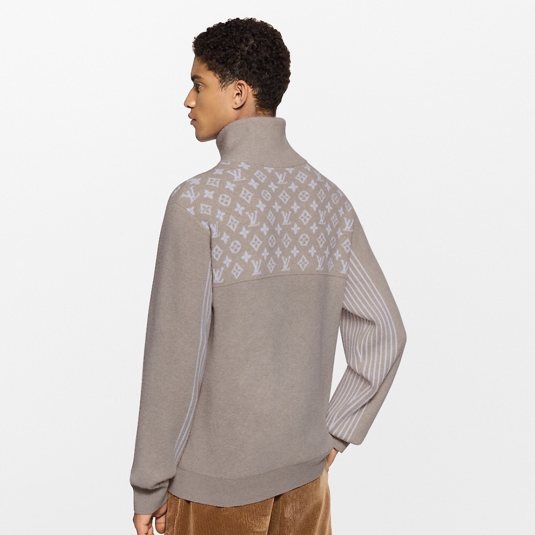 Unbranded Wool Blend Half Zip Sweater - Image 15