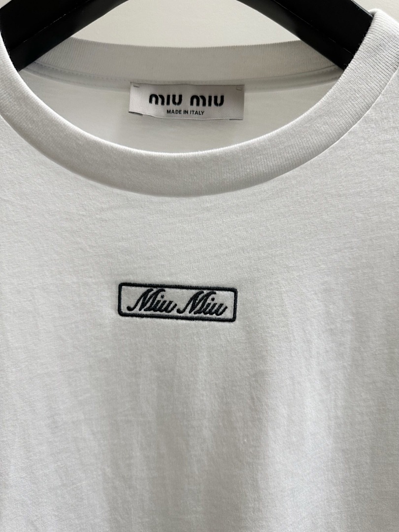 Unbranded MM Print Short Sleeve White (Women) - Image 7