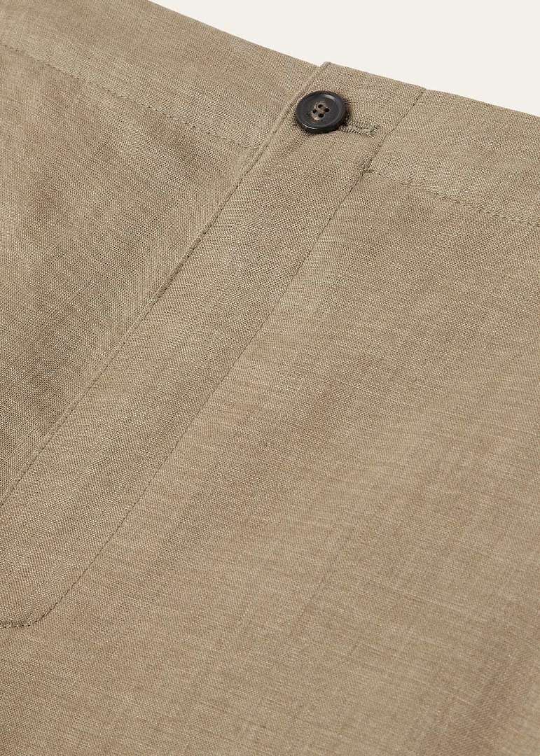 Unbranded Linen Yellow Short - Image 15