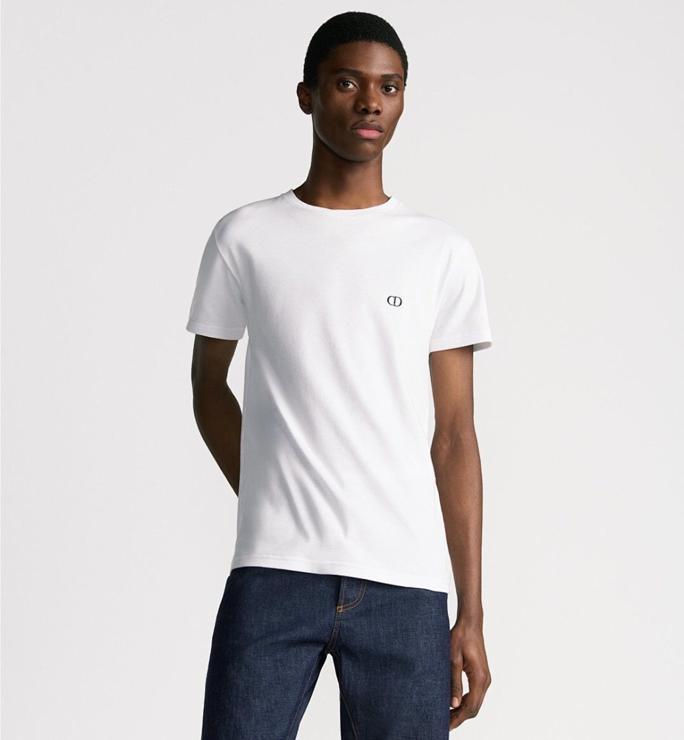 Unbranded CD Small Embroidered T (White) - Image 22