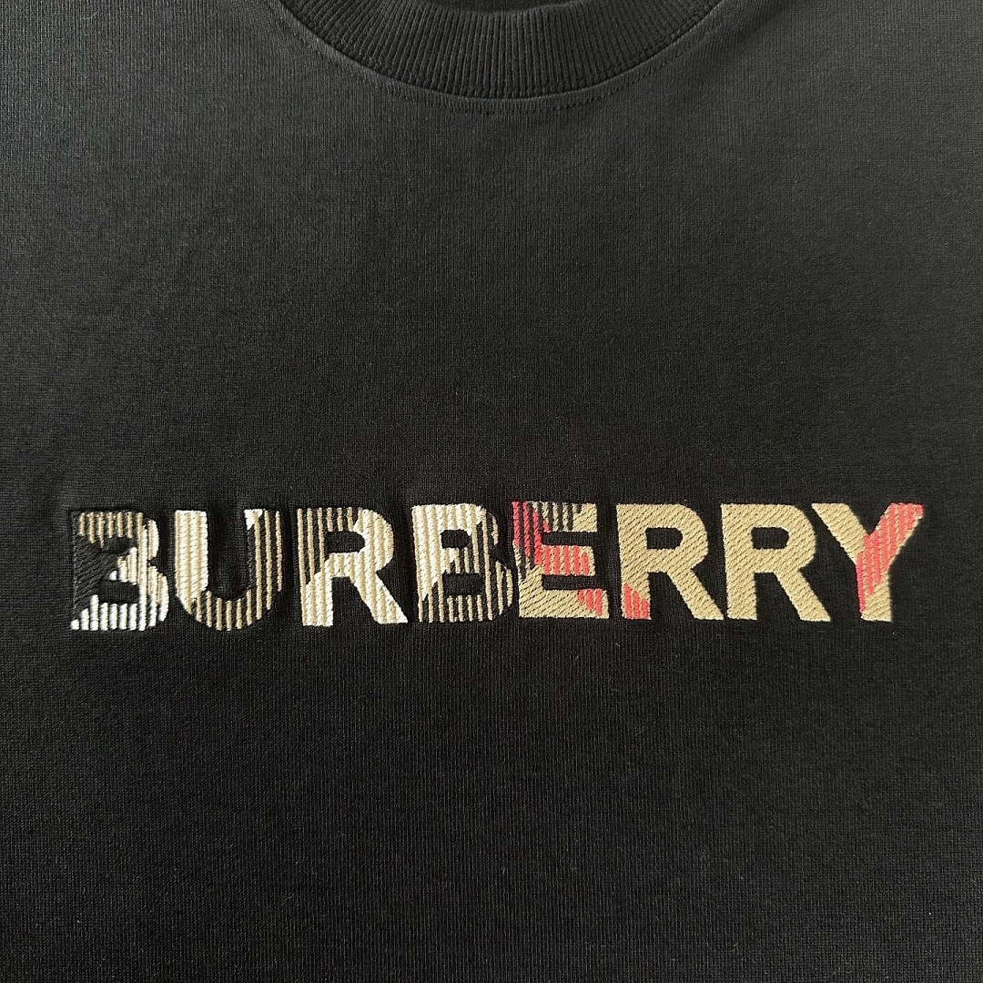 Burberry Embroidered T (Black) - Image 8