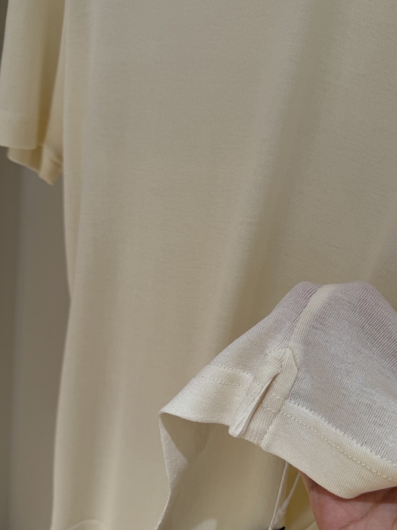 Ralph Lauren Silk Cotton POLO Apricot (Cream) - Image 6