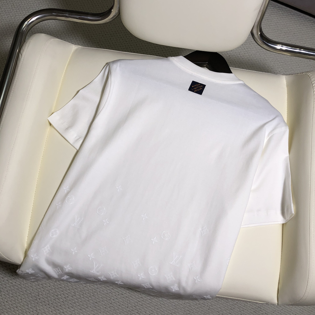 Unbranded Velvet Triple Floral T (White) - Image 7