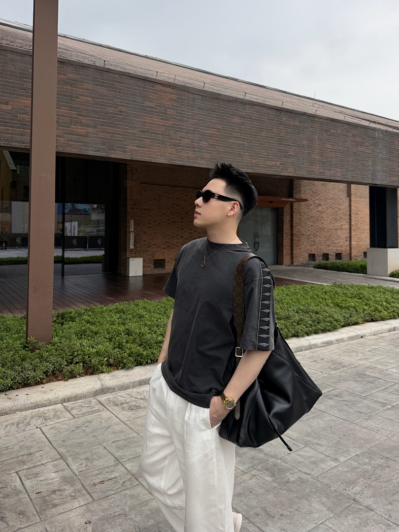 Balenciaga Strap T (Washed Black) - Image 24