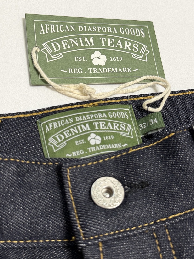 Unbranded Denim Cotton Floral (Black) - Image 11