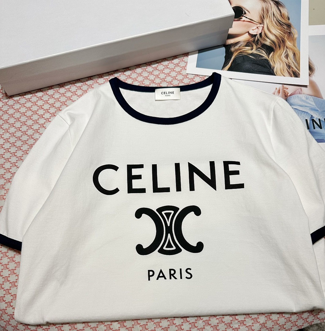 Chanel Double C Short Sleeve White Women - Image 10