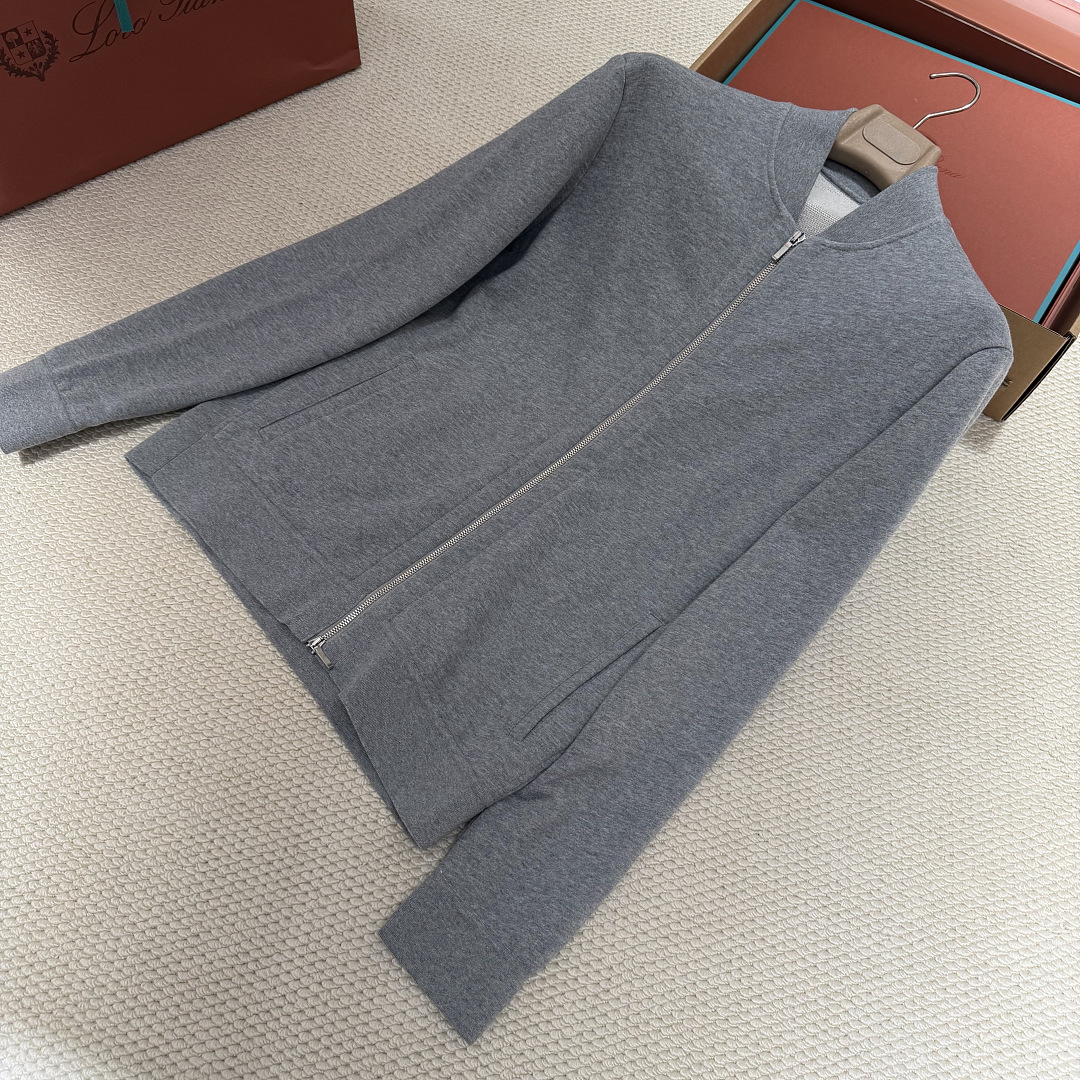 Unbranded Grey Zipper Cotton Jacket - Image 4