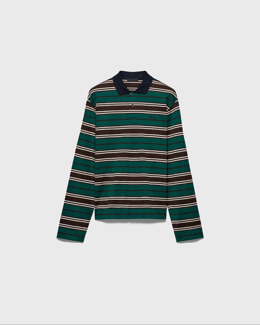 Unbranded Green Striped Long Sleeve T