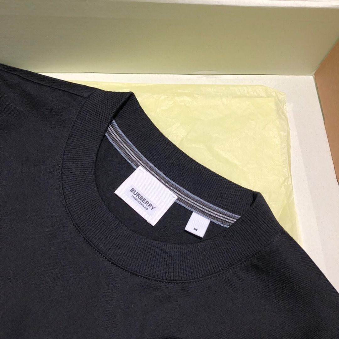 Burberry BU Small Label Short Sleeve (Black) - Image 4