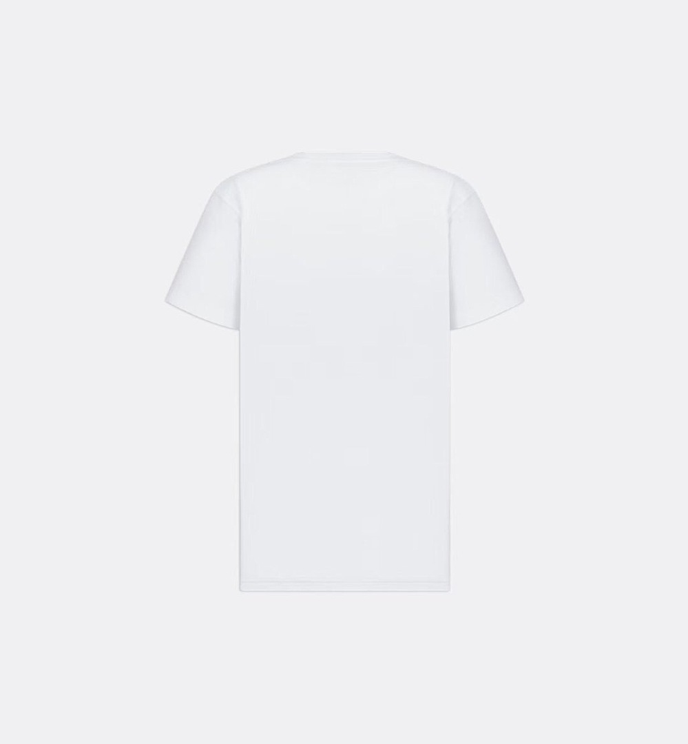 Unbranded CD Small Embroidered T (White) - Image 3