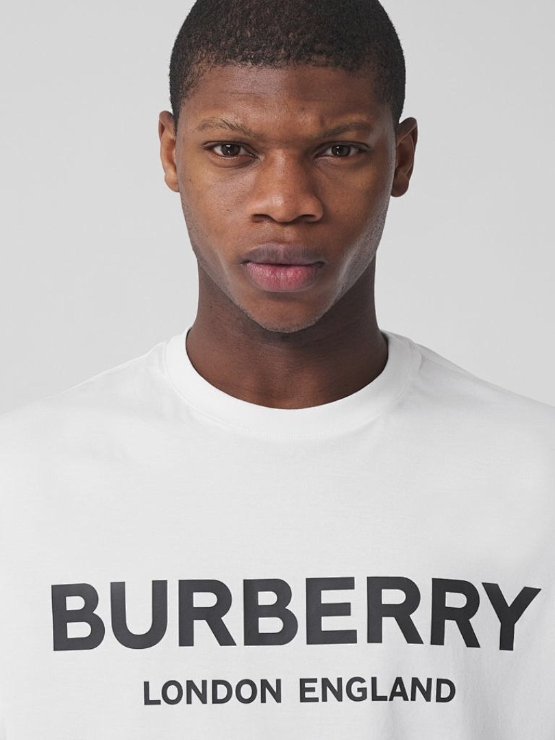 Burberry BR Print Short Sleeve (White) - Image 14