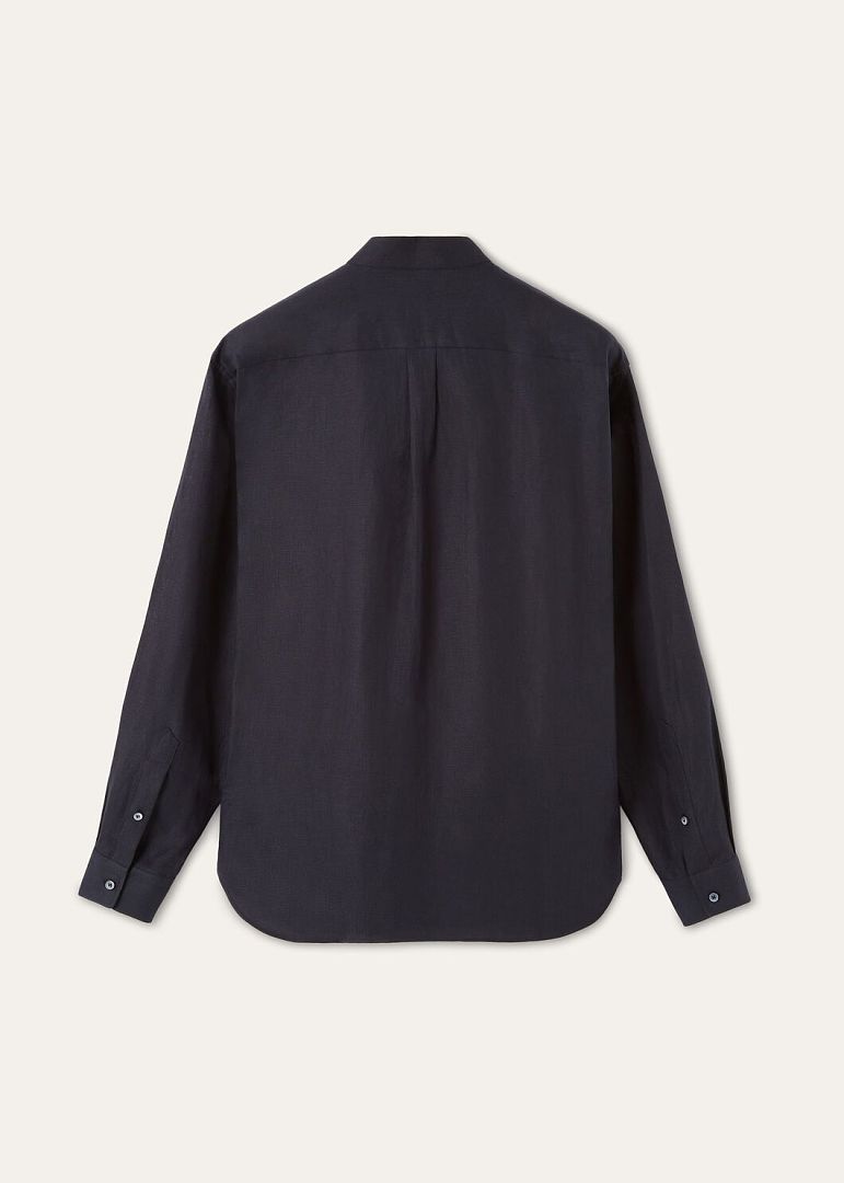 Unbranded Dark Blue Collar Linen - Image 2