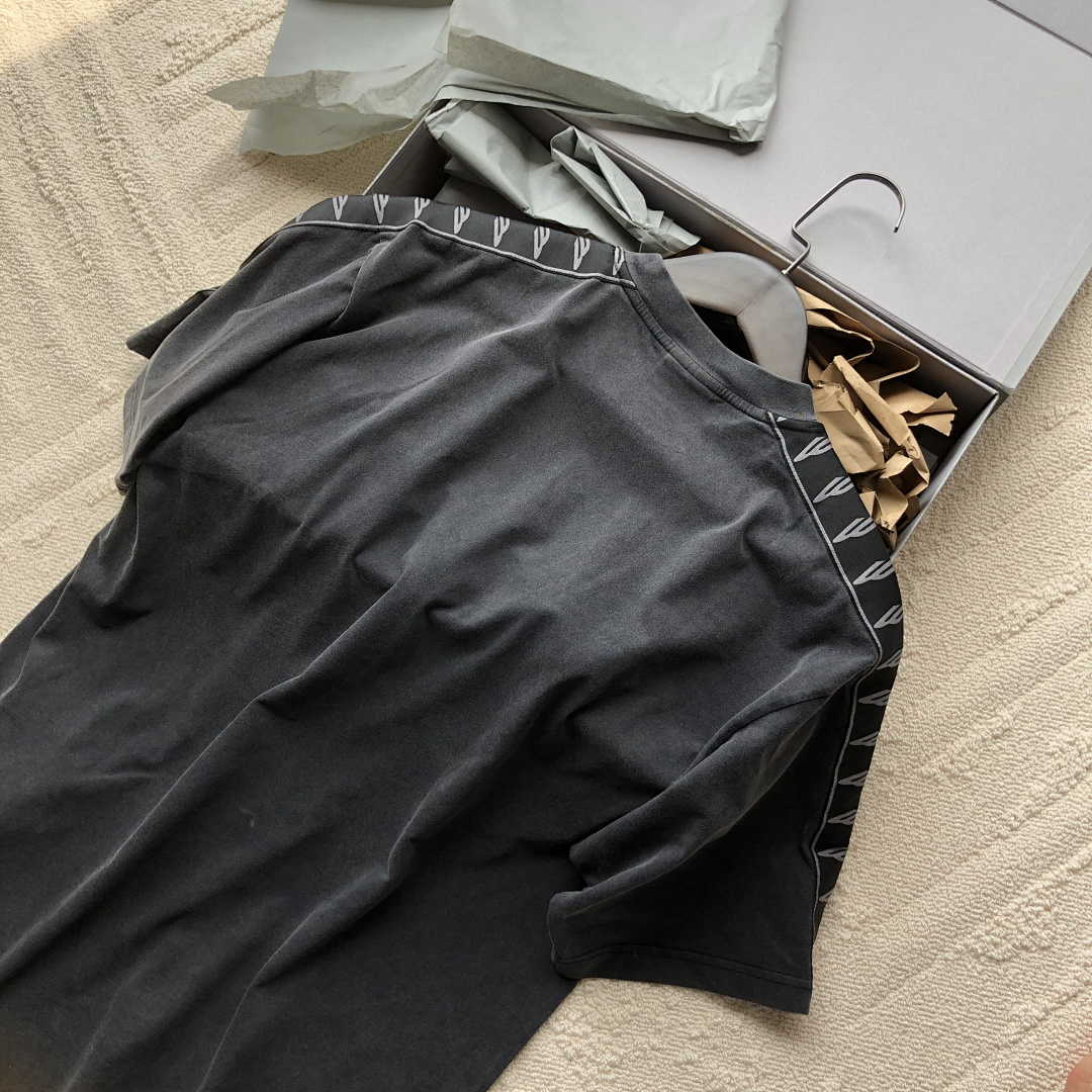 Balenciaga Strap T (Washed Black)