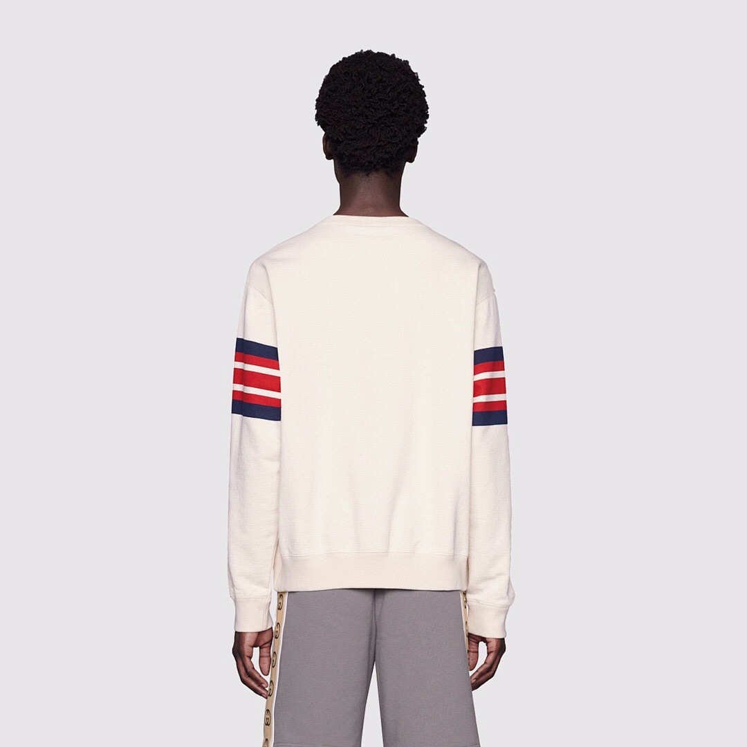 Gucci Buckle Red Blue Striped - Image 14