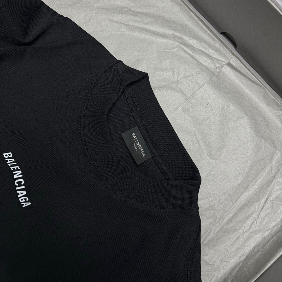 Balenciaga Light Short Sleeve (Black) - Image 7