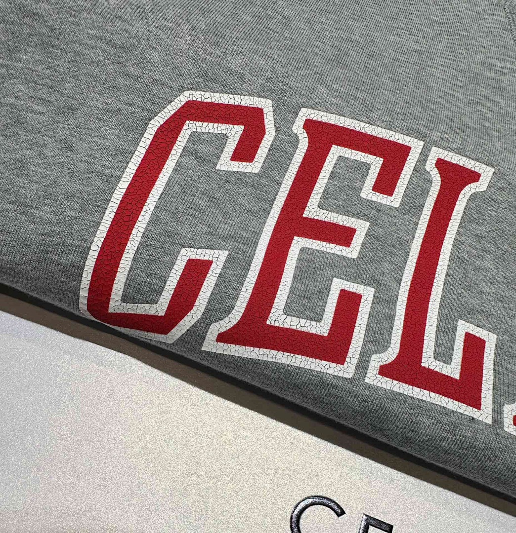 Celine C Red Collar Print - Image 10
