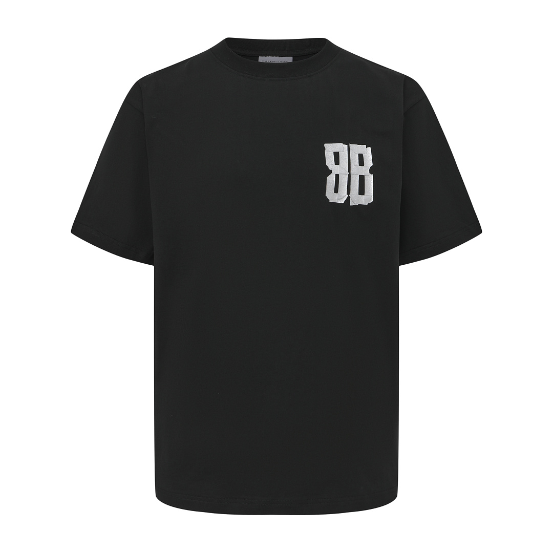 Balenciaga Silver Tape T-Shirt - Image 13