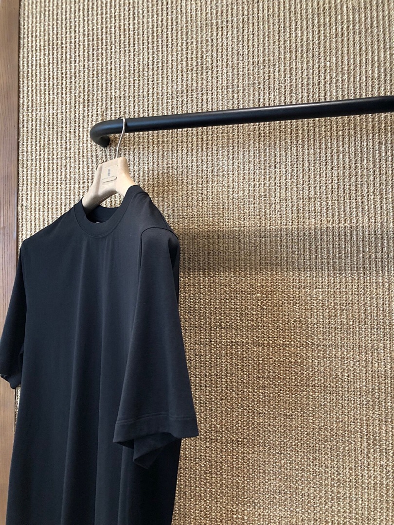 Unbranded Long Velvet Cotton T (Black) - Image 7
