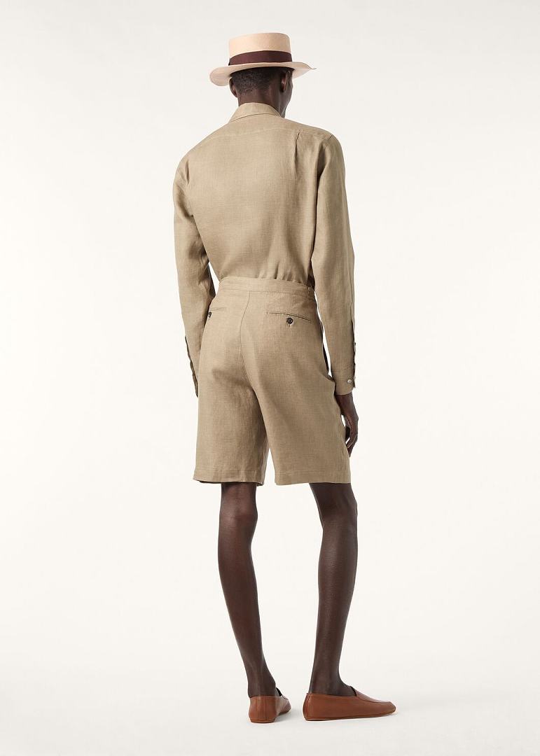Unbranded Linen Yellow Short - Image 14