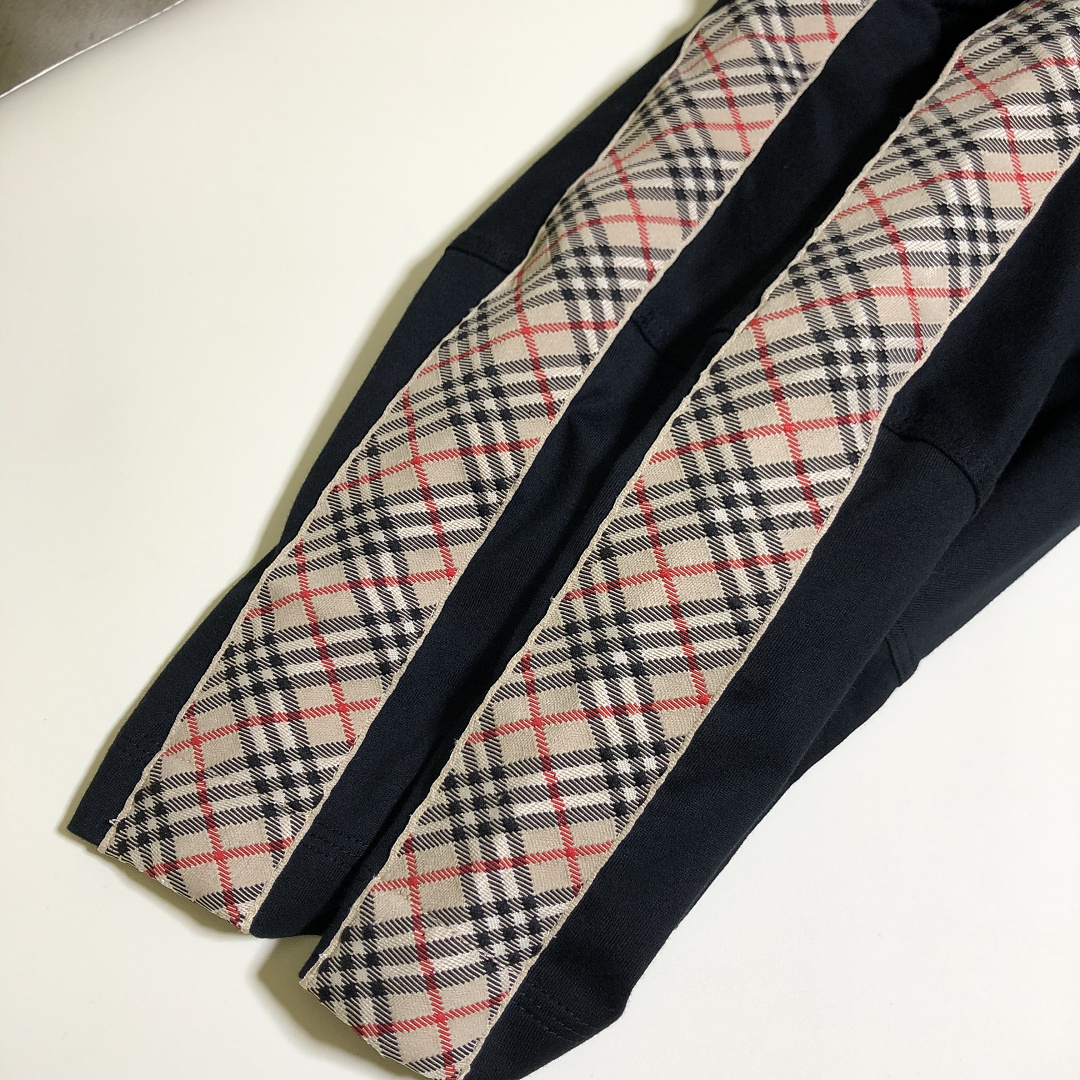 Burberry Embroidered Plaid T (Black) - Image 10