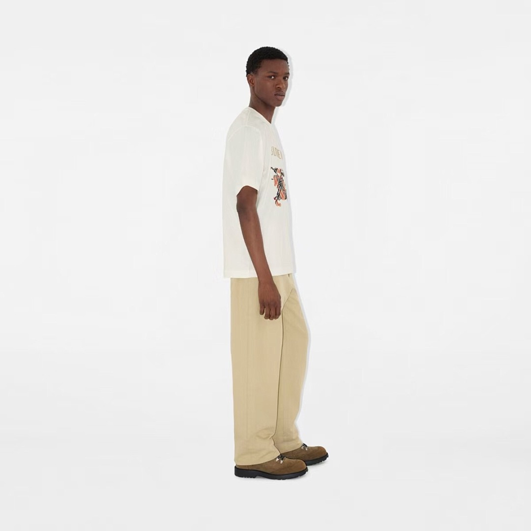Burberry BR Plaid Short Sleeve (White) - Image 23