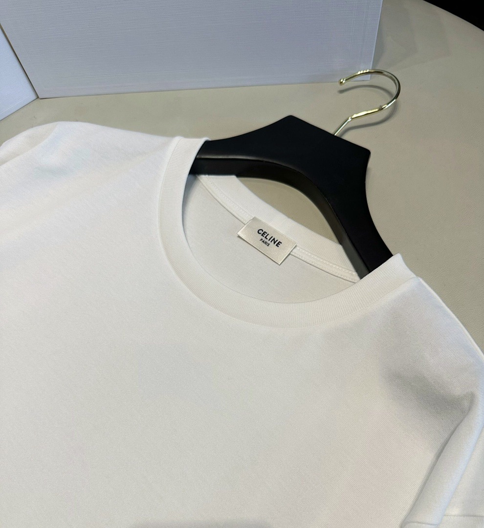 Celine C Small Short Sleeve (White) - Image 7