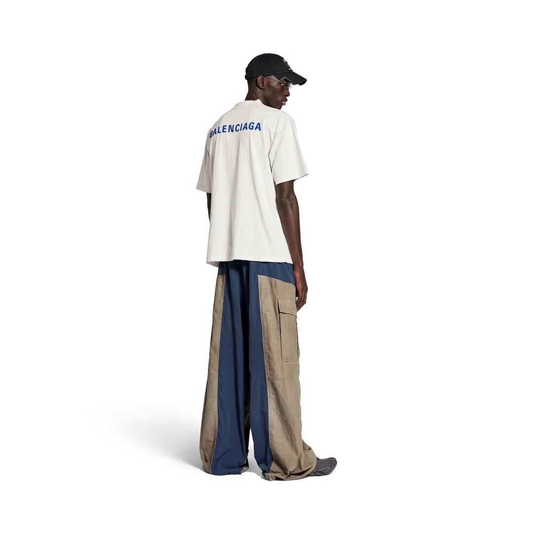 Balenciaga Blue Embroidered T - Image 14