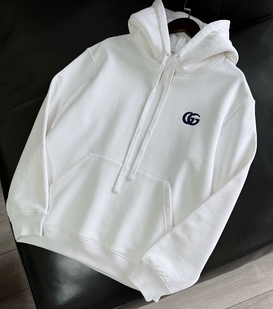 Gucci Double G Embroidered (White) - Image 3