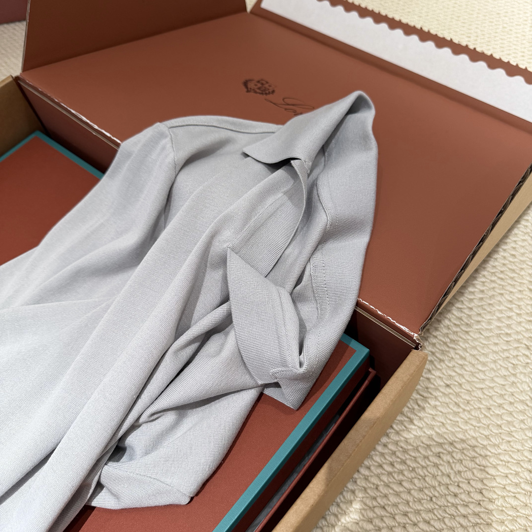 Ralph Lauren Silk Cotton POLO Smoke - Image 11