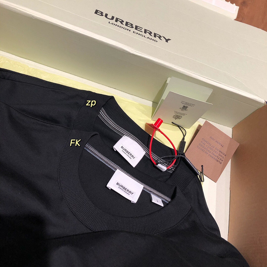 Burberry BU Small Label Short Sleeve (Black) - Image 9
