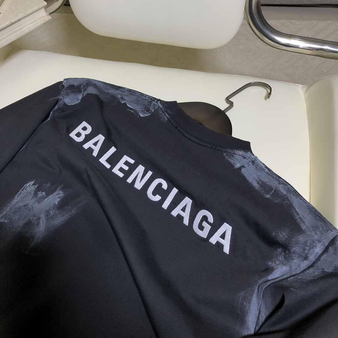 Balenciaga Embroidered Short Sleeve - Image 11