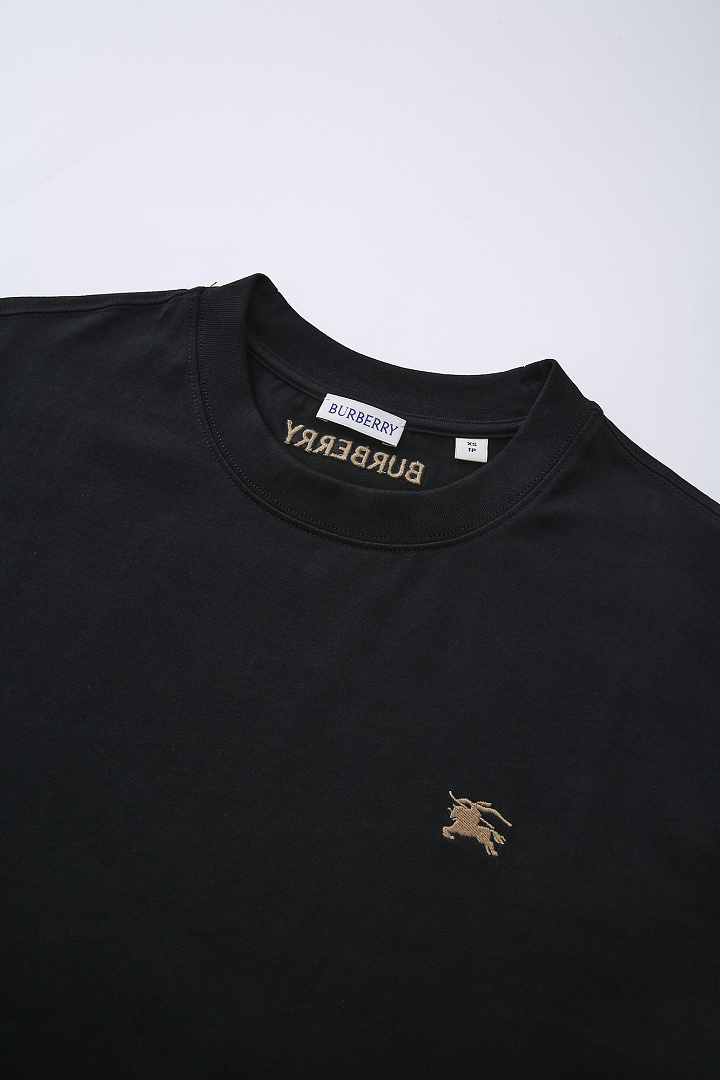 Burberry Plaid Embroidered T (Black) - Image 16