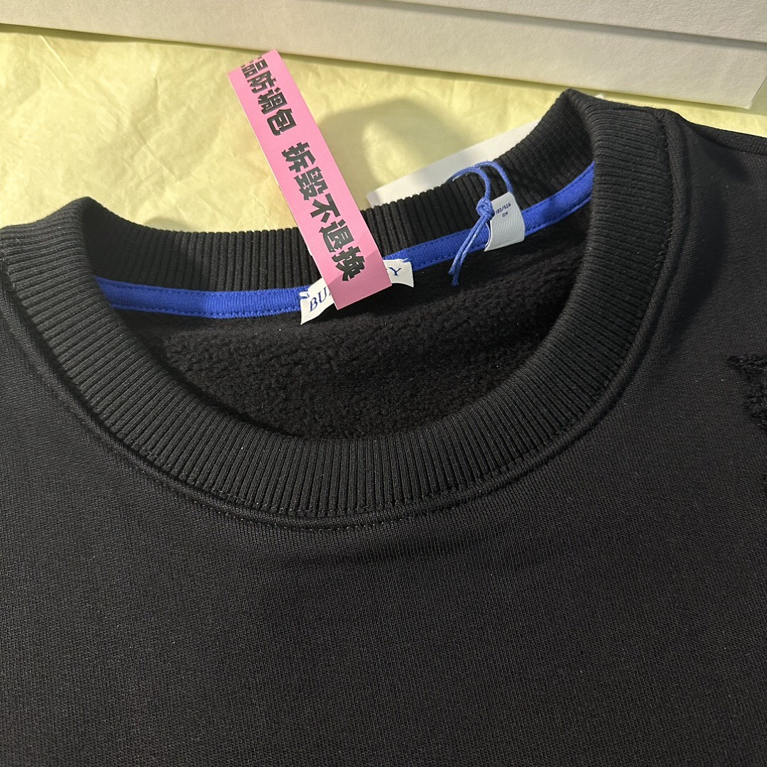 Burberry Floral Embroidered (Black) - Image 8