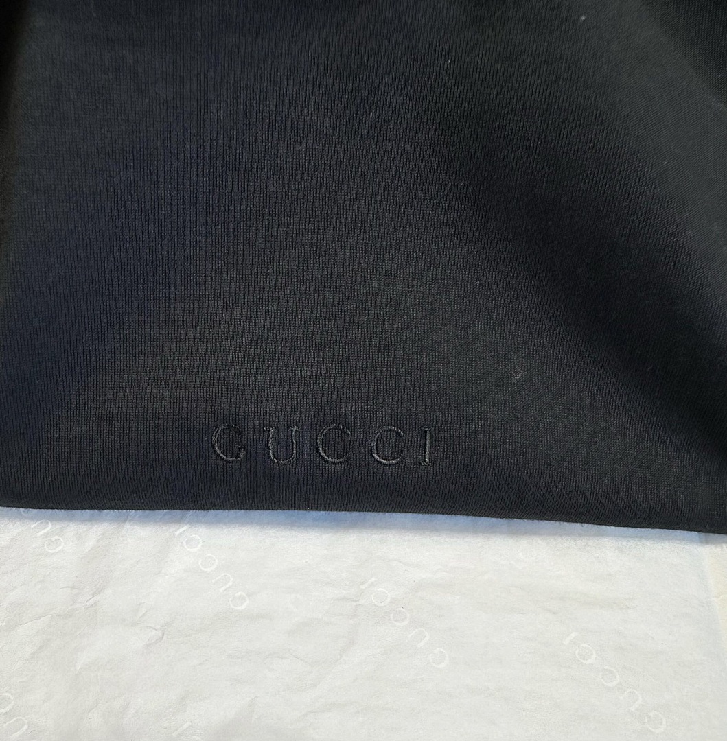 Gucci Red Blue Strap Embroidered T - Image 11