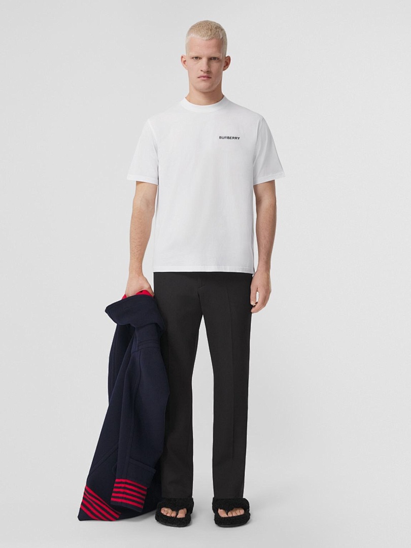 Burberry BU Small Label Short Sleeve (White) - Image 8
