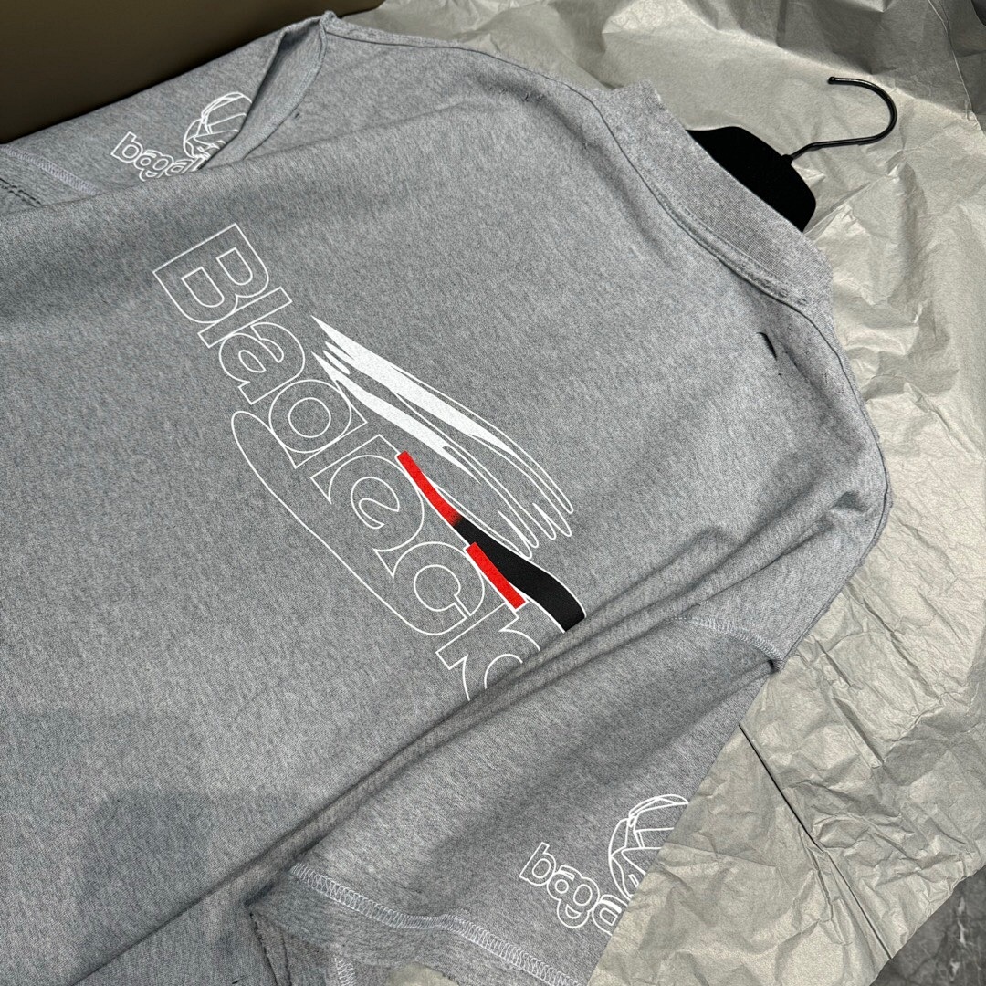 Balenciaga AI Short Sleeve (Grey) - Image 7