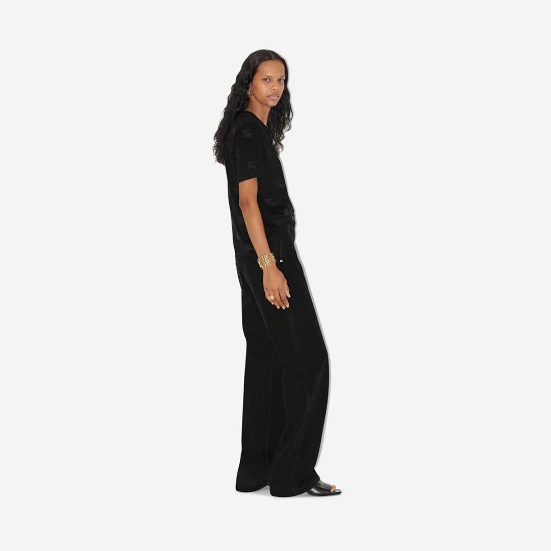 Burberry Label Print T Black (Women) - Image 10
